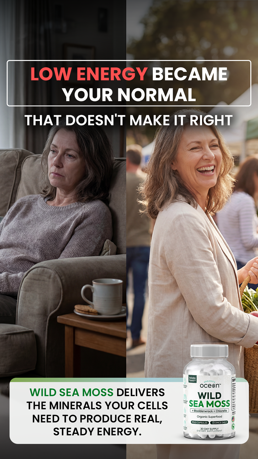 Organics Ocean Facebook ad