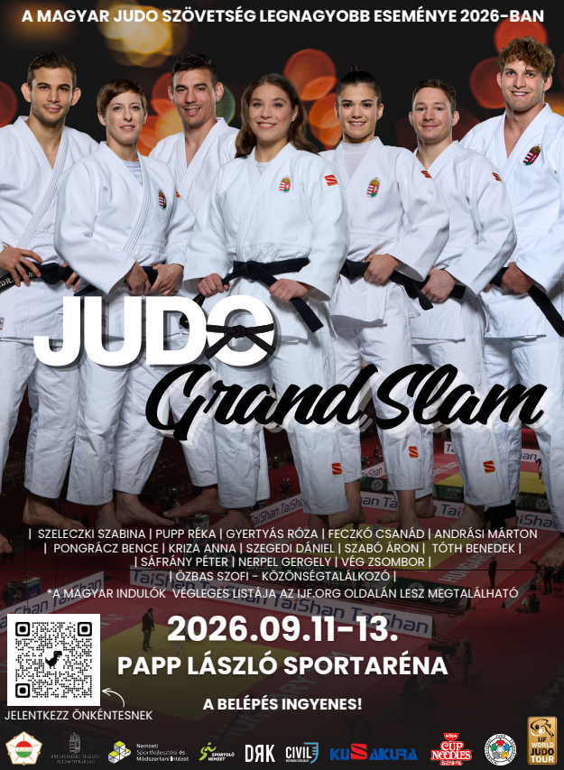 Hungary Judo Grand Slam 2026 Facebook ad: A világ judós elitje Budapesten!
