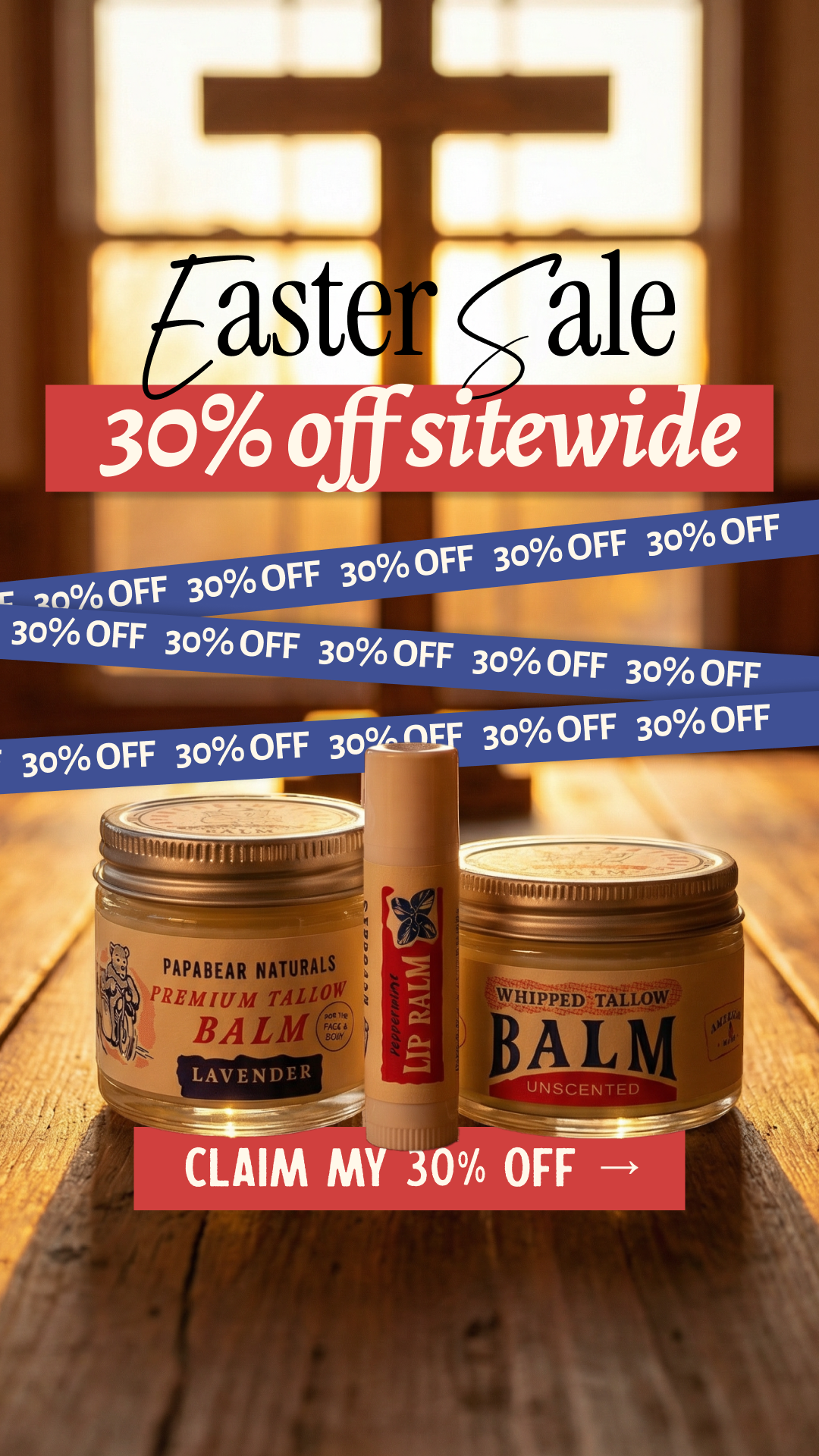 Papabear Naturals Facebook ad
