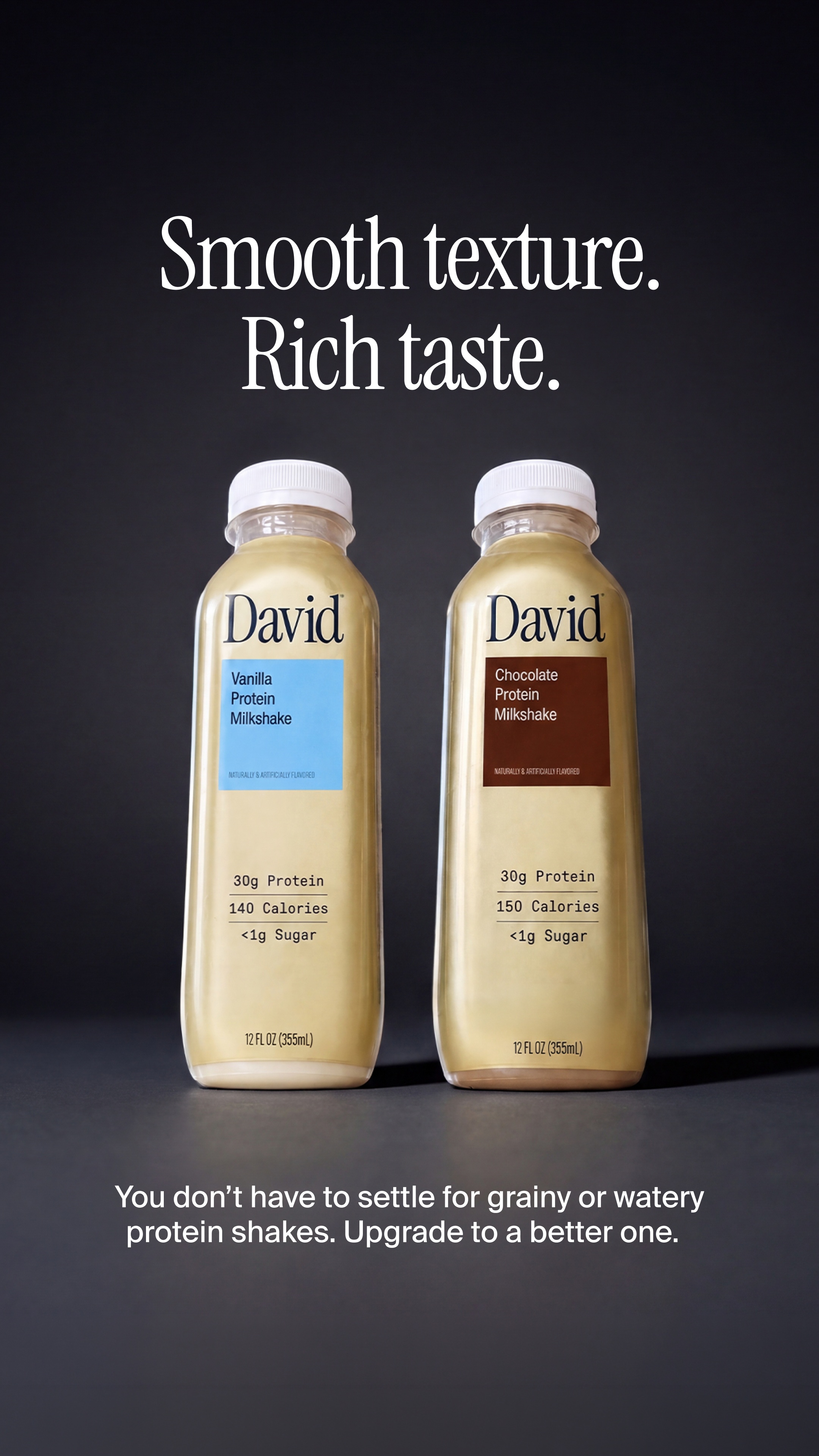 David Protein Facebook ad