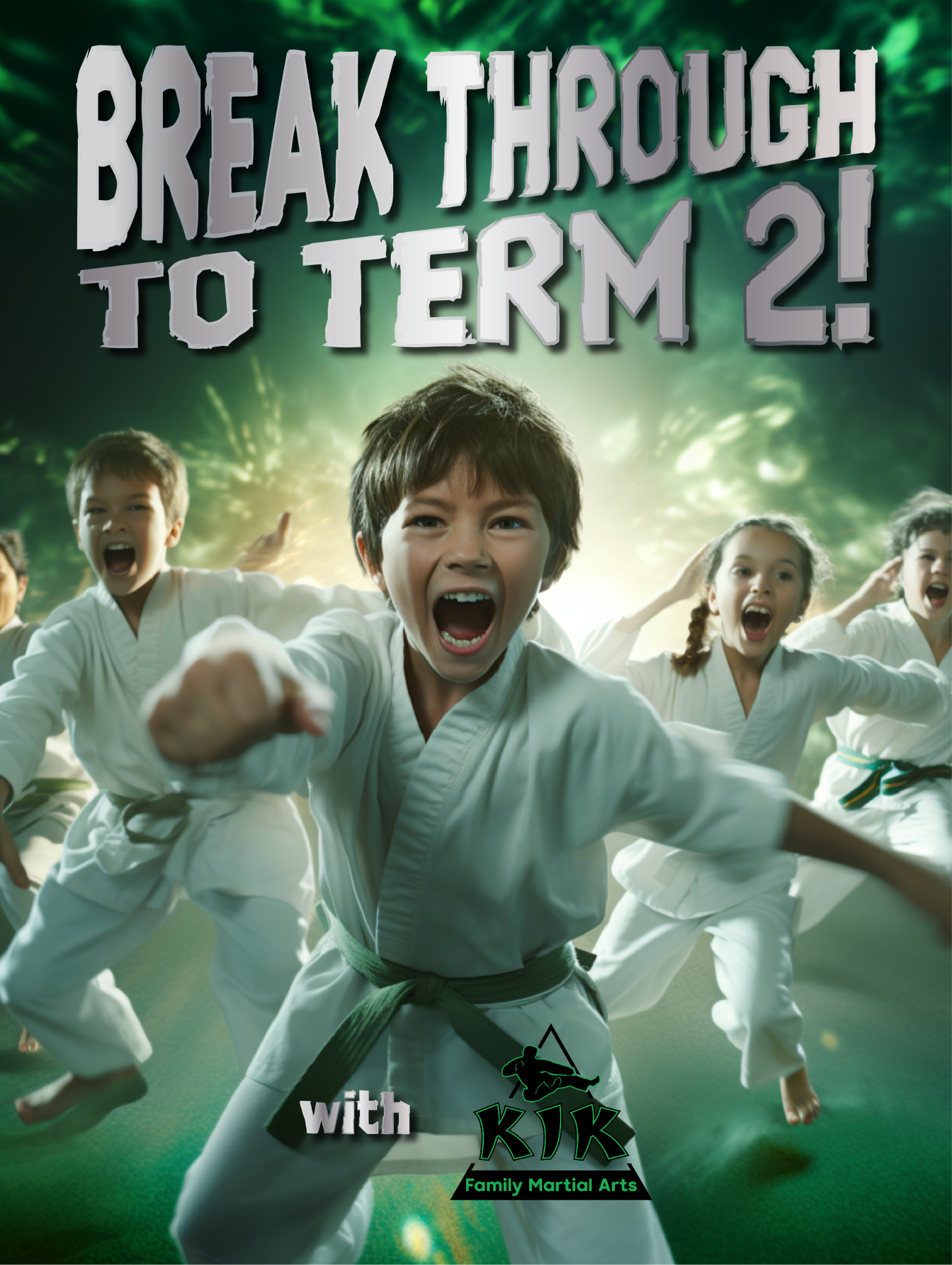 KIK - Family Martial Arts Facebook ad: CONFIDENCE. FOCUS. FUN.