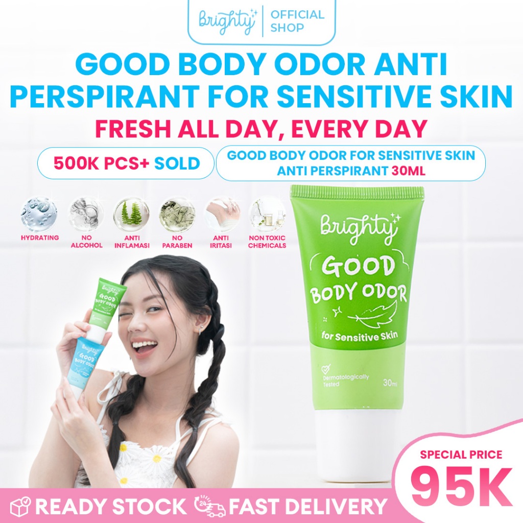 Brighty Review Facebook ad: Kulit cerah sebadan-badan modal sabun 20 ribuan