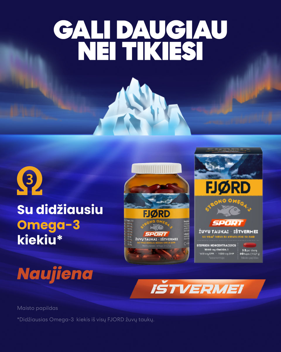 FJØRD žuvų taukai Facebook ad