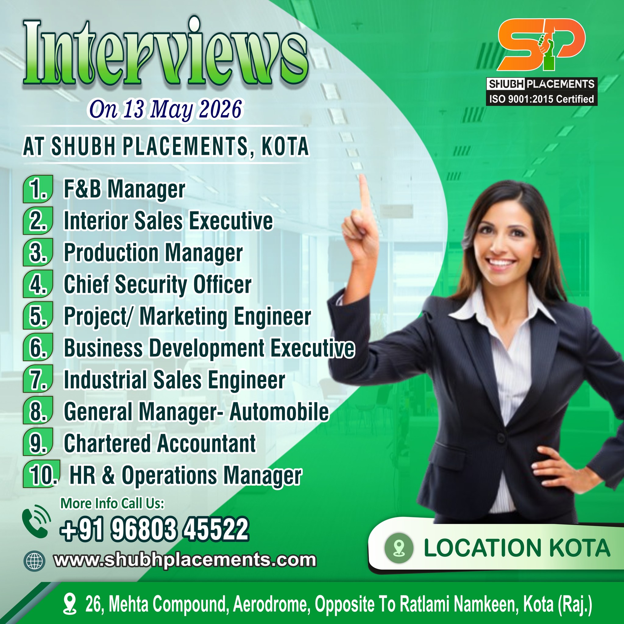 Shubh Placements Facebook ad