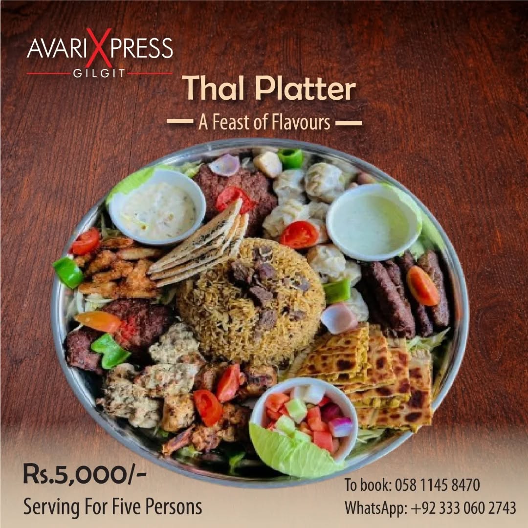 Avari Xpress Hotels Facebook ad: Experience tradition served generously with the Thaal…