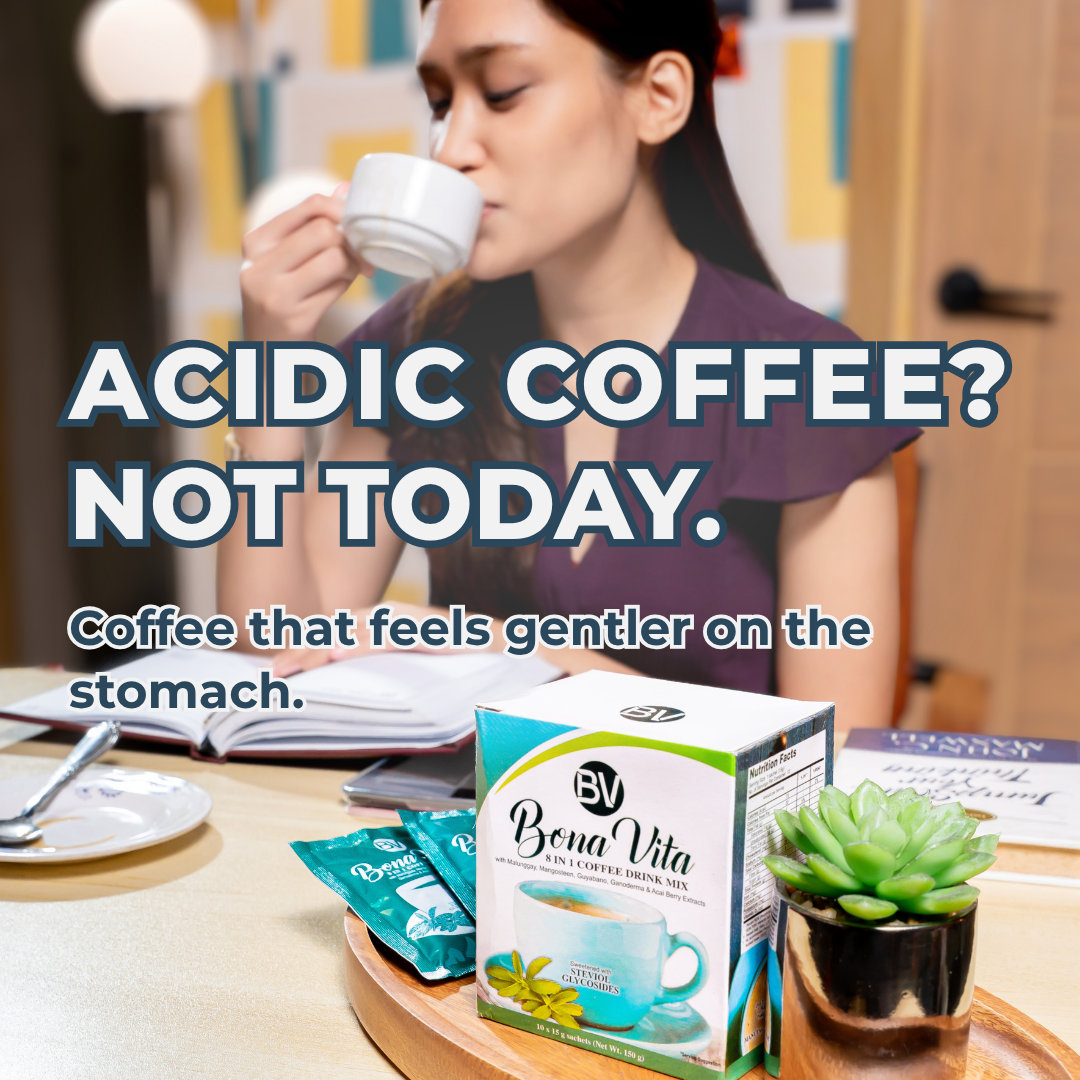 Bonavita Philippines Facebook ad: Smooth Coffee, Walang Bigat sa Tiyan