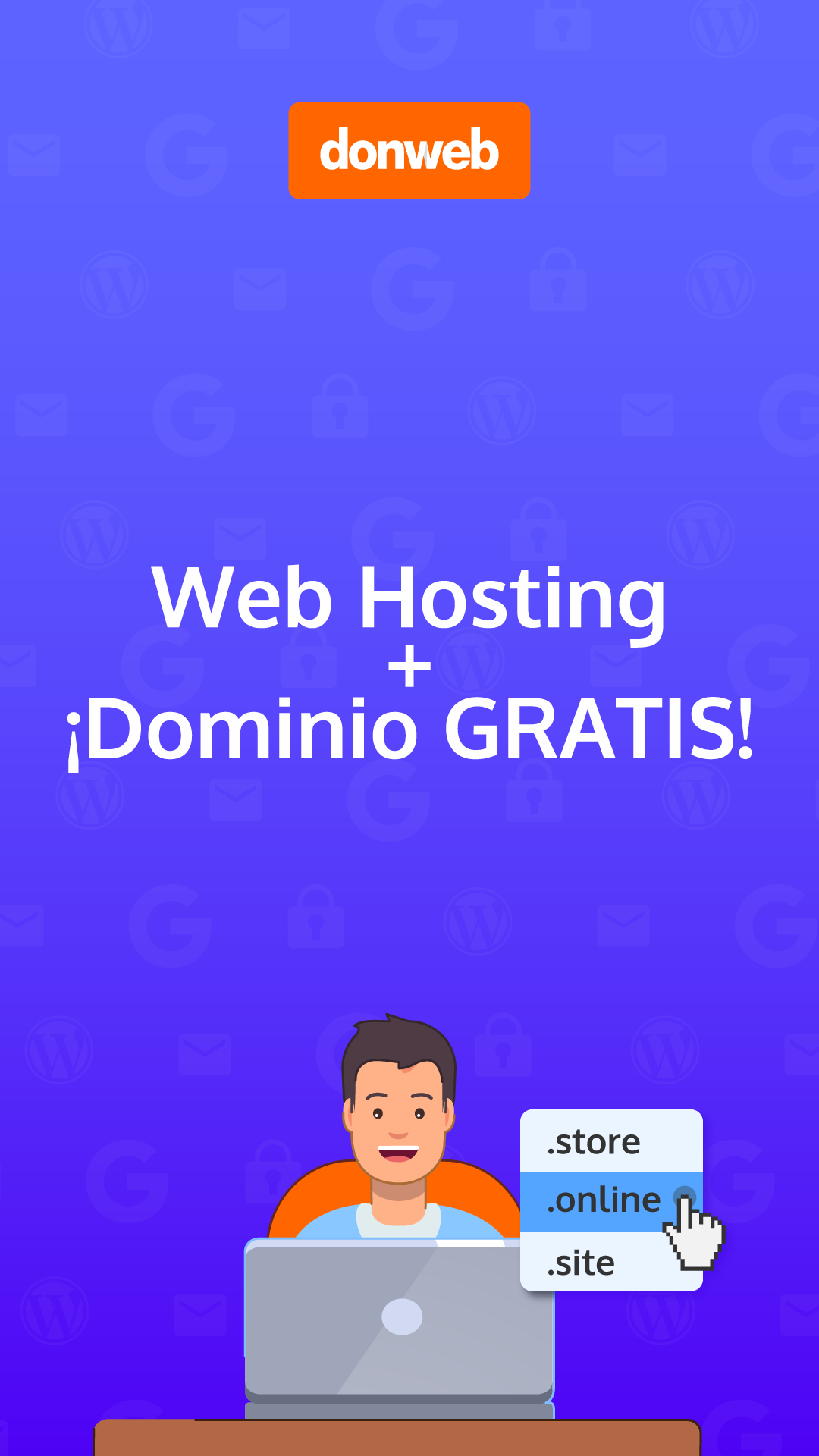 donweb Facebook ad: Hasta 87% OFF