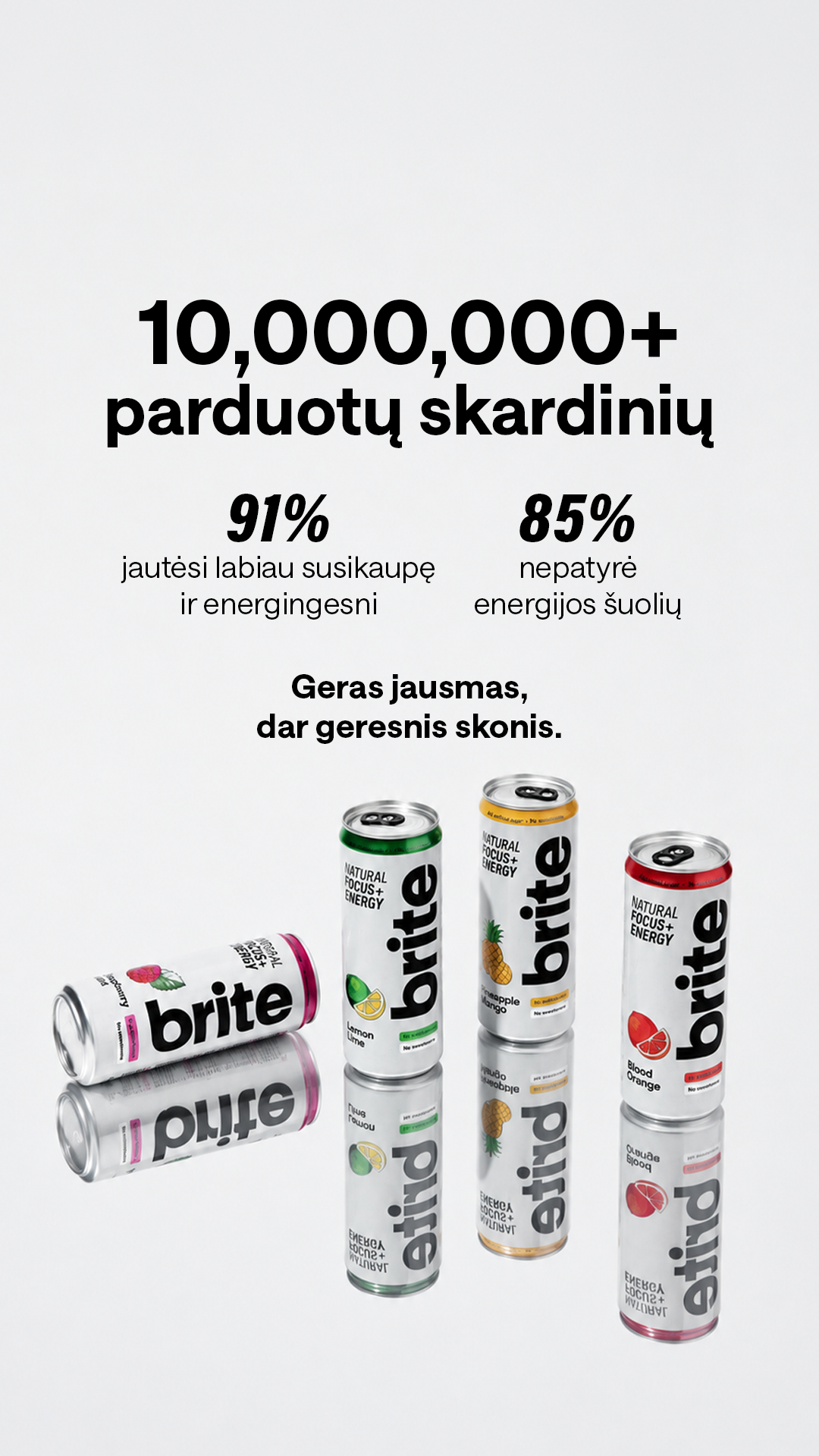 Brite Facebook ad: Natūrali Energija + Koncentracija