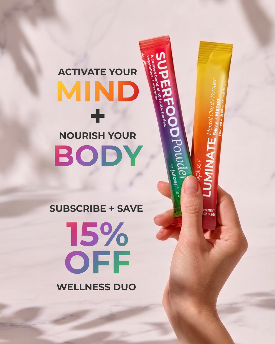 Juice Plus+ Facebook ad