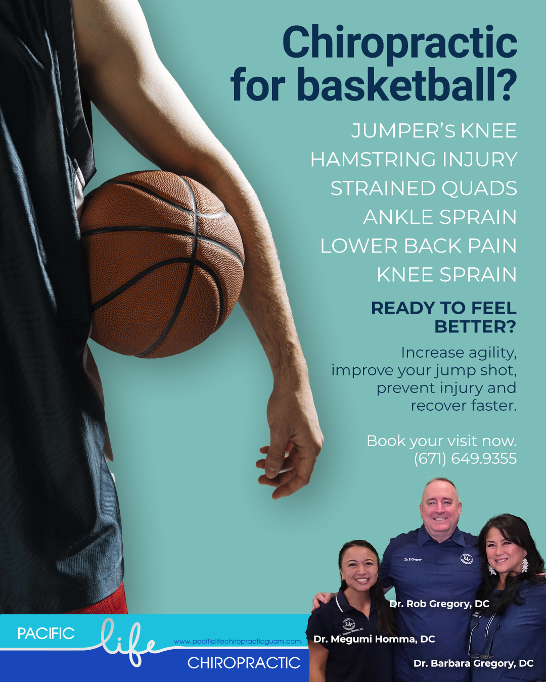 Pacific Life Chiropractic Guam Facebook ad