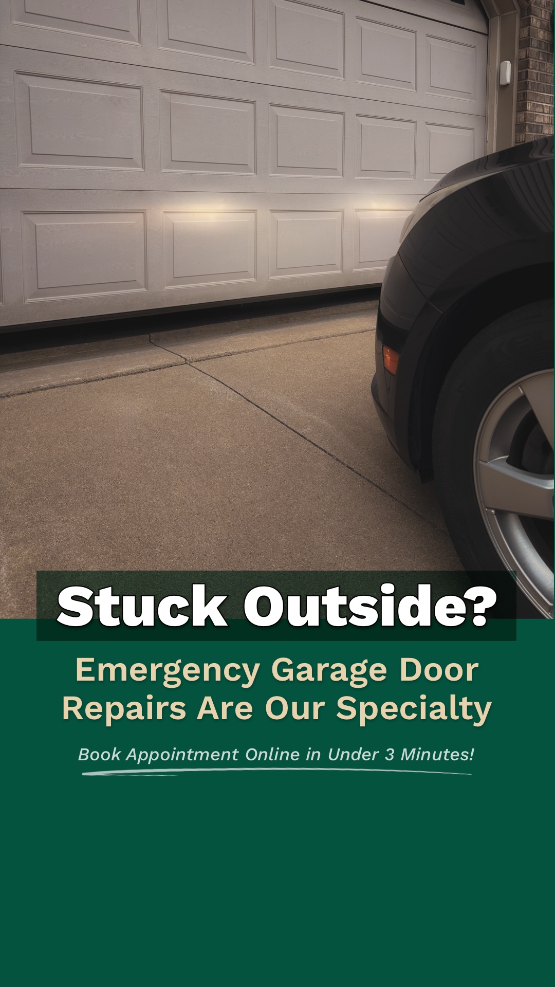Precision Garage Door Service of Fort Wayne Facebook ad from Oct 30, 2025
