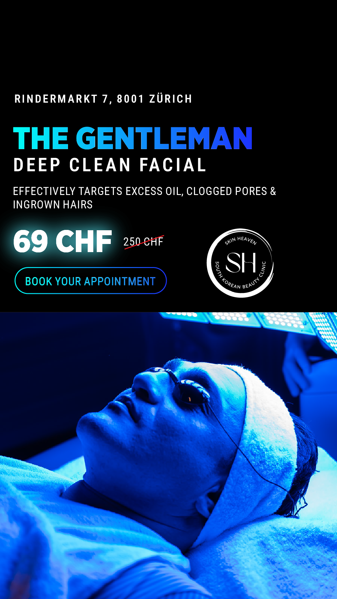 Skin Heaven - South Korean Beauty Clinic Facebook ad from Mar 6, 2026
