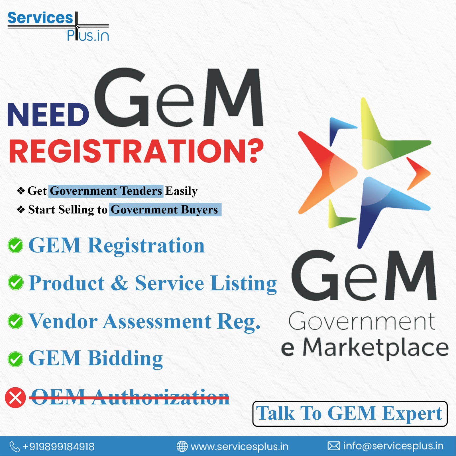 Services Plus Facebook ad