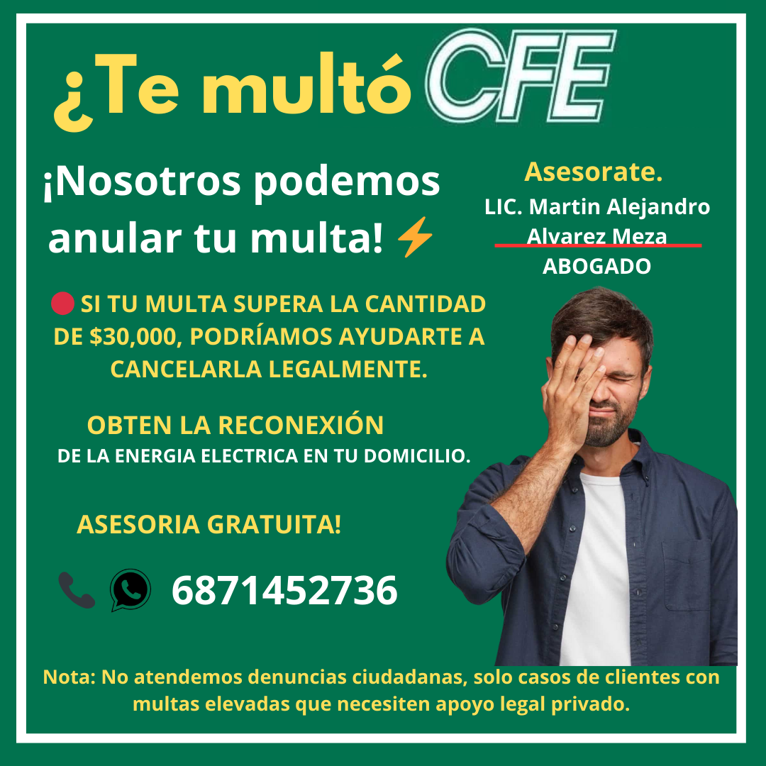 Abogado Alejandro Álvarez Facebook ad: Chatea con nosotros