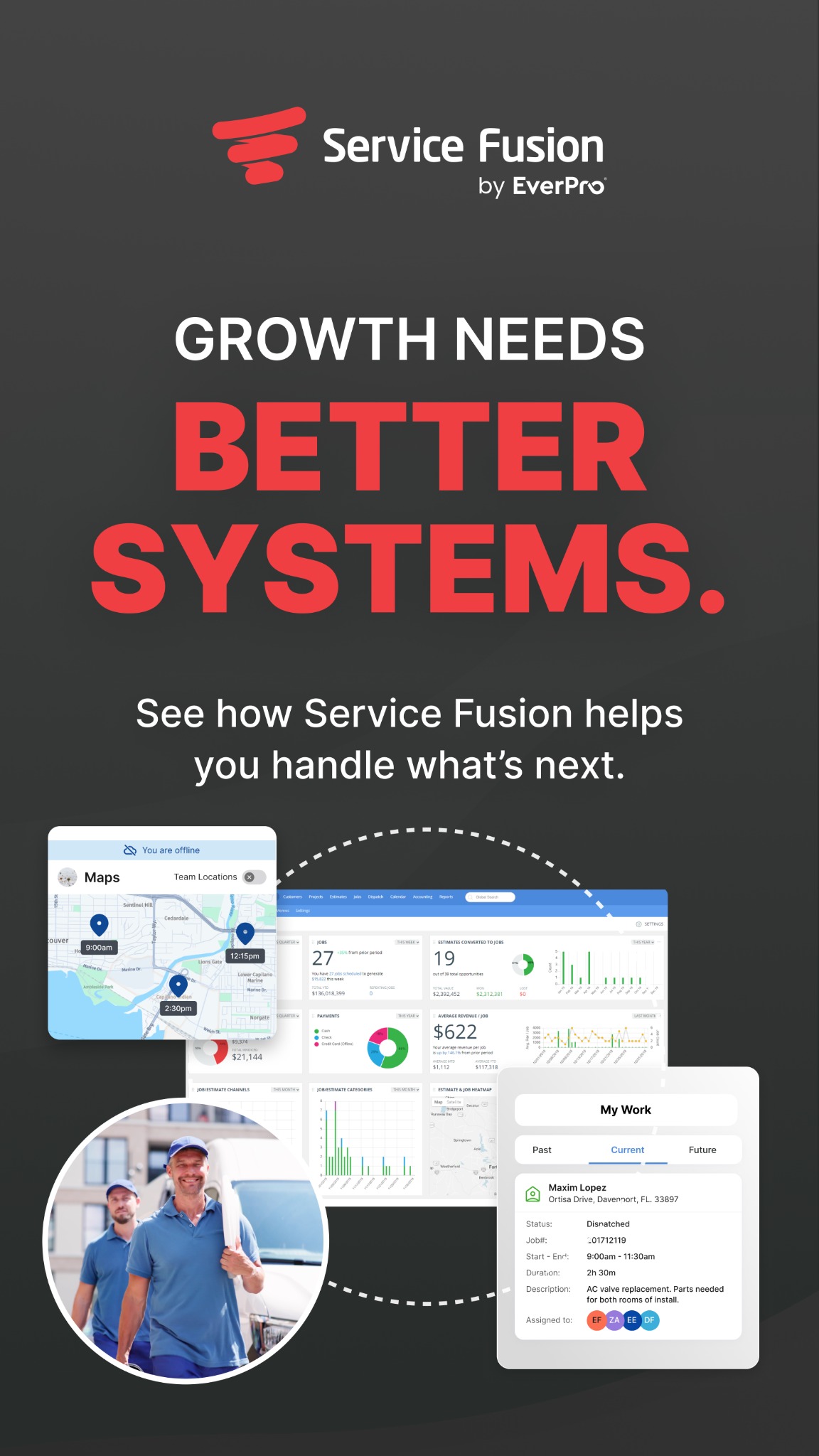 Service Fusion Facebook ad