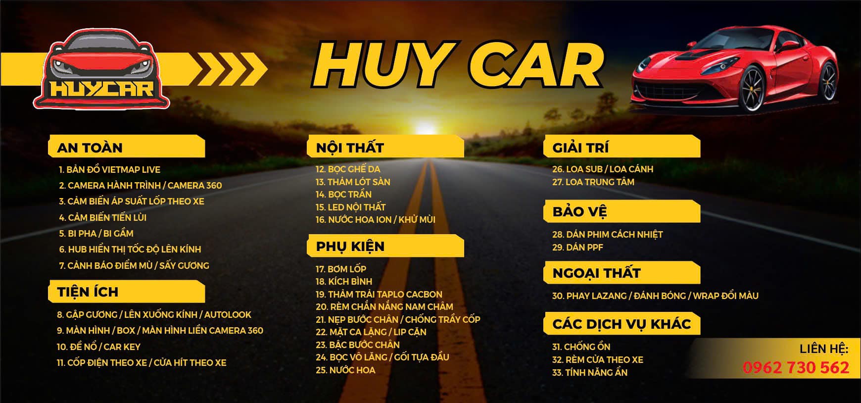 Huy Car - 343 Nguyễn Huệ Facebook ad: Huy Car - 343 Nguyễn Huệ.