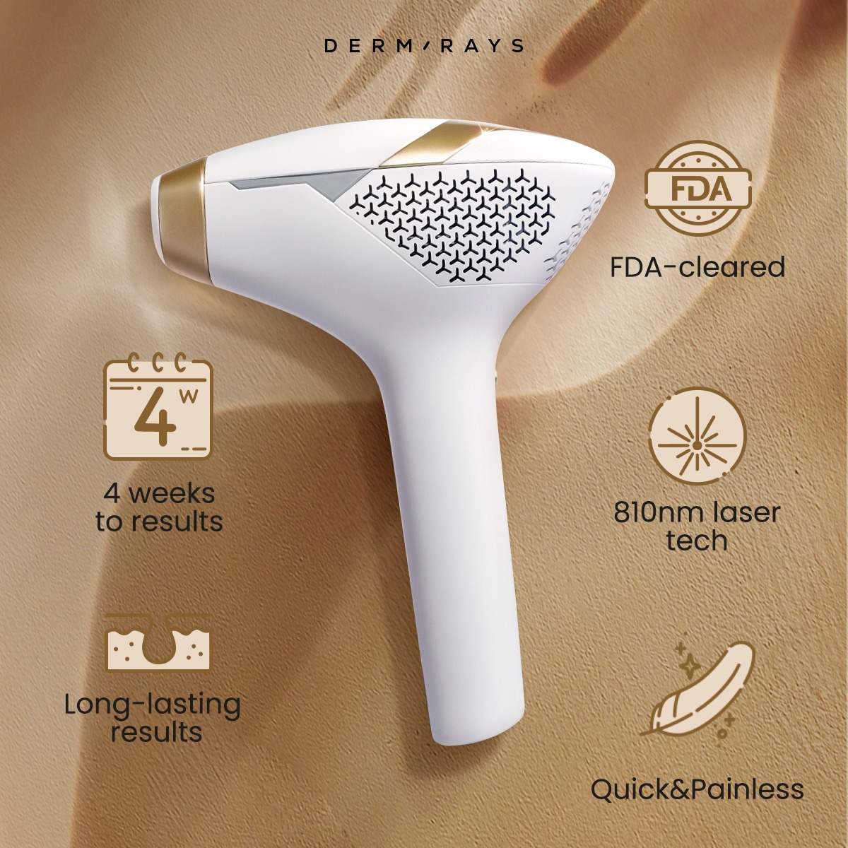 DermRays Facebook ad
