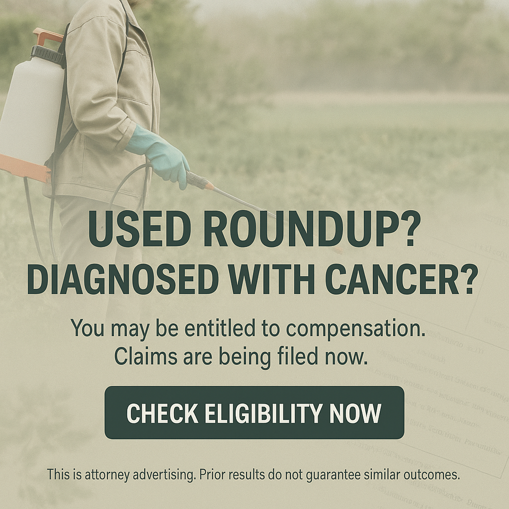 United Tort Group Facebook ad: Roundup Cancer Lawsuit