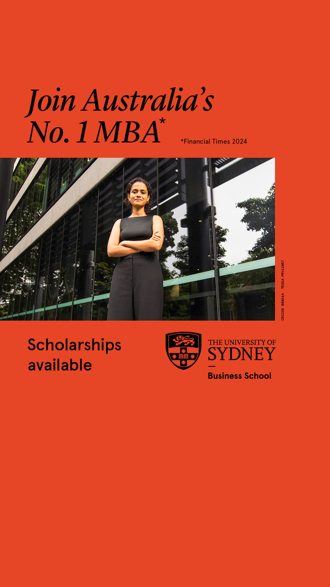 University of Sydney Business School Facebook ad