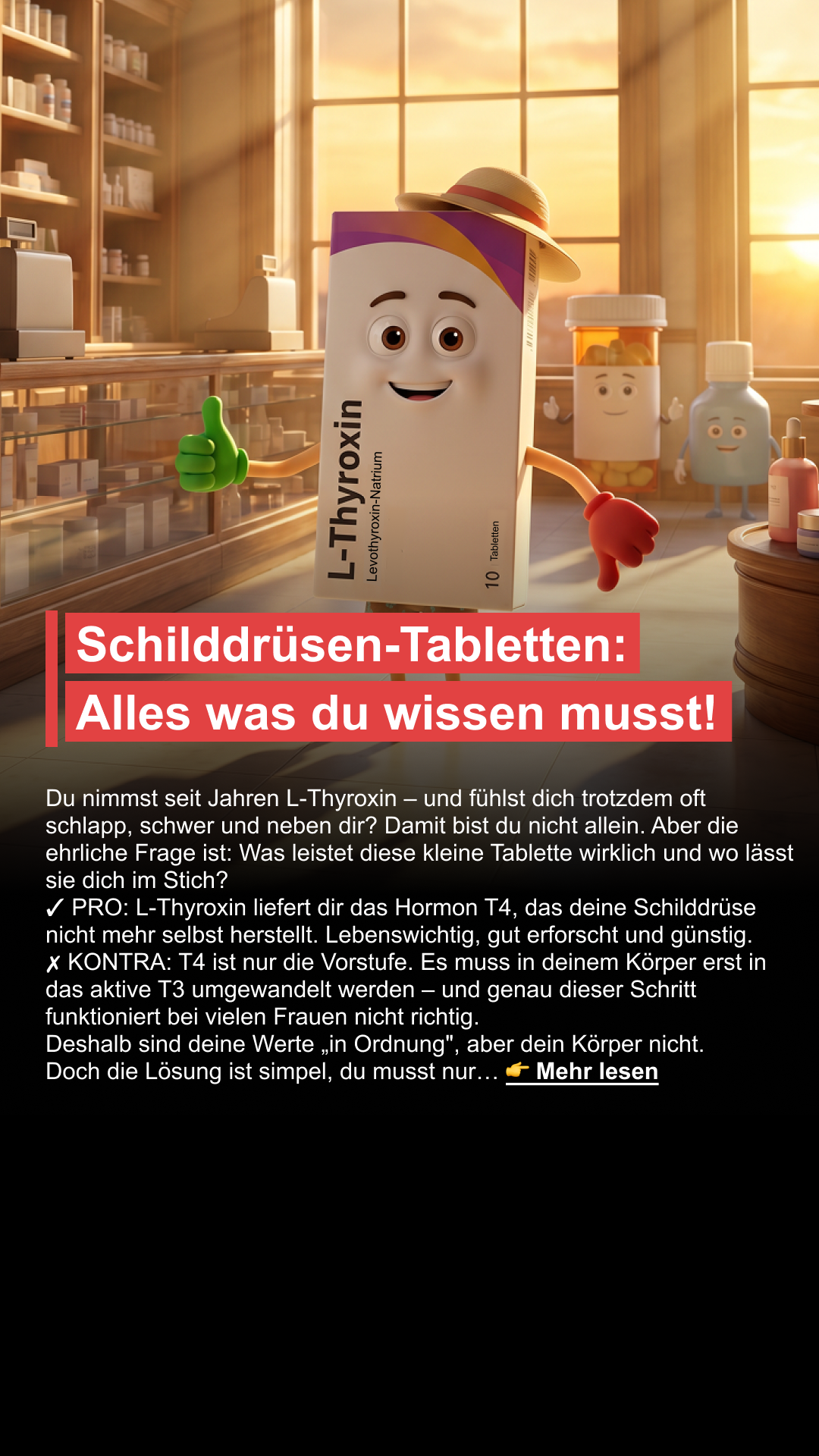 Mission Schilddrüse Facebook ad