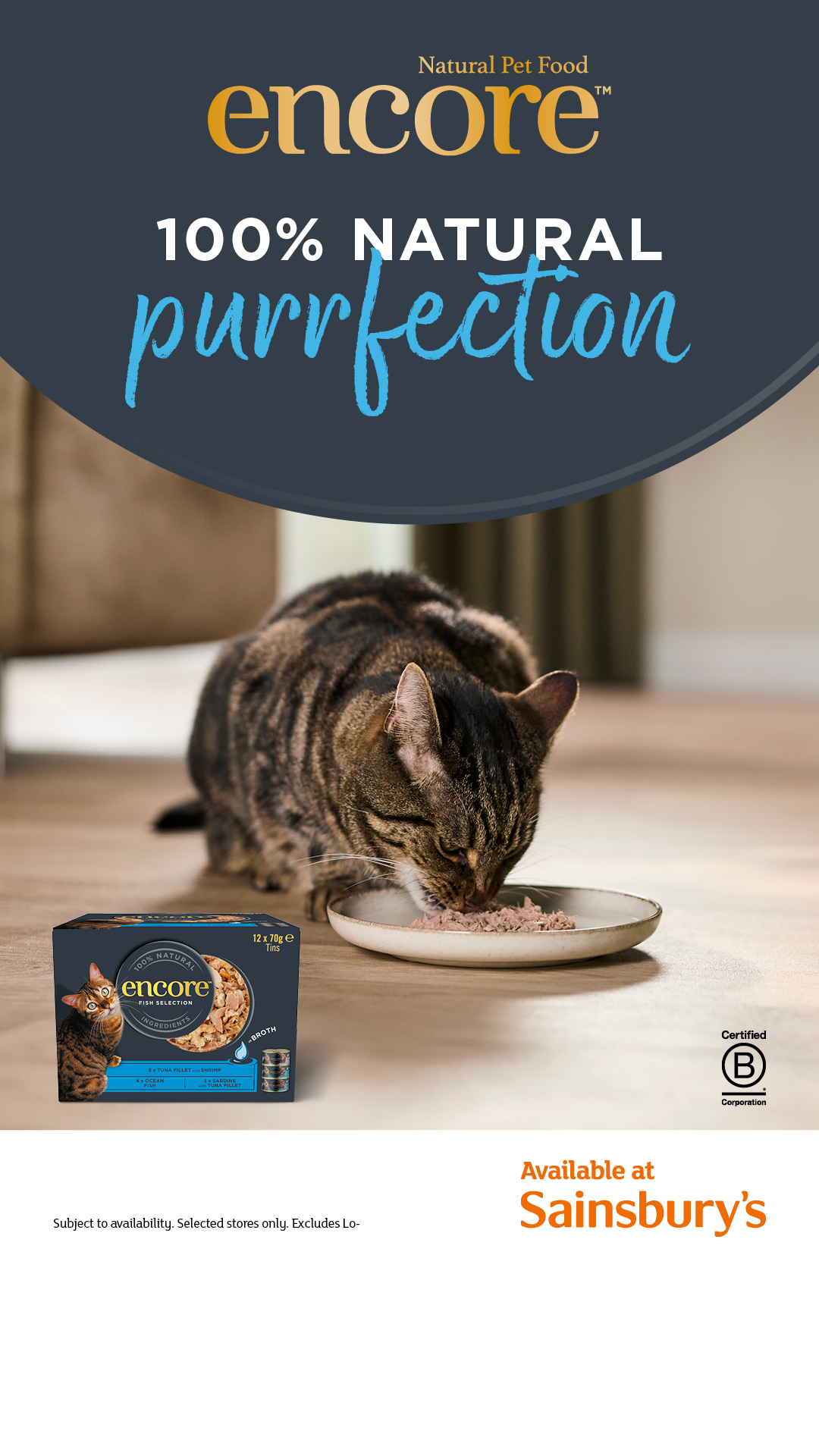 Encore Pet Food Facebook ad from Apr 8, 2026