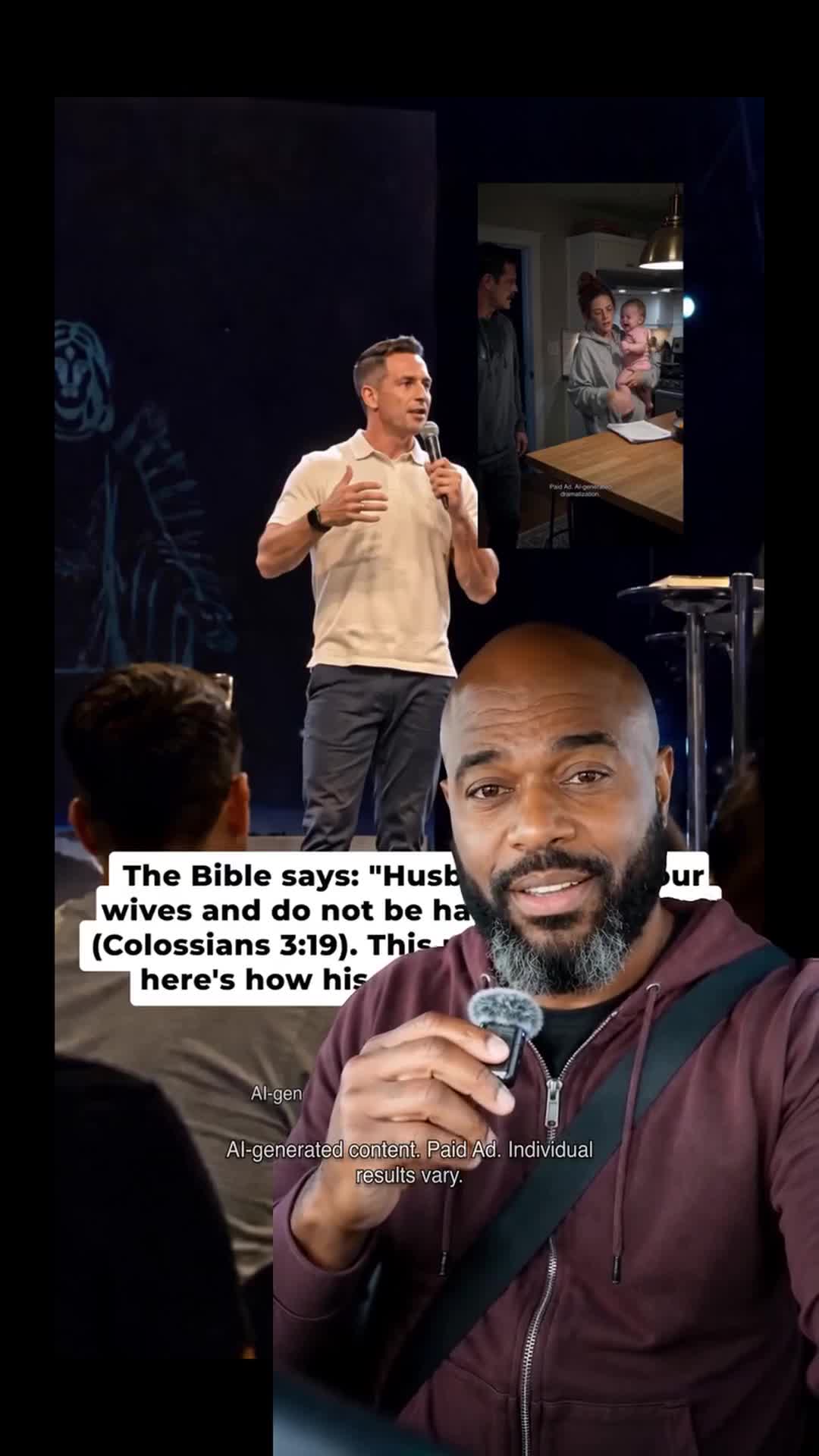 The Prayer Room Facebook ad: Stop Performing
