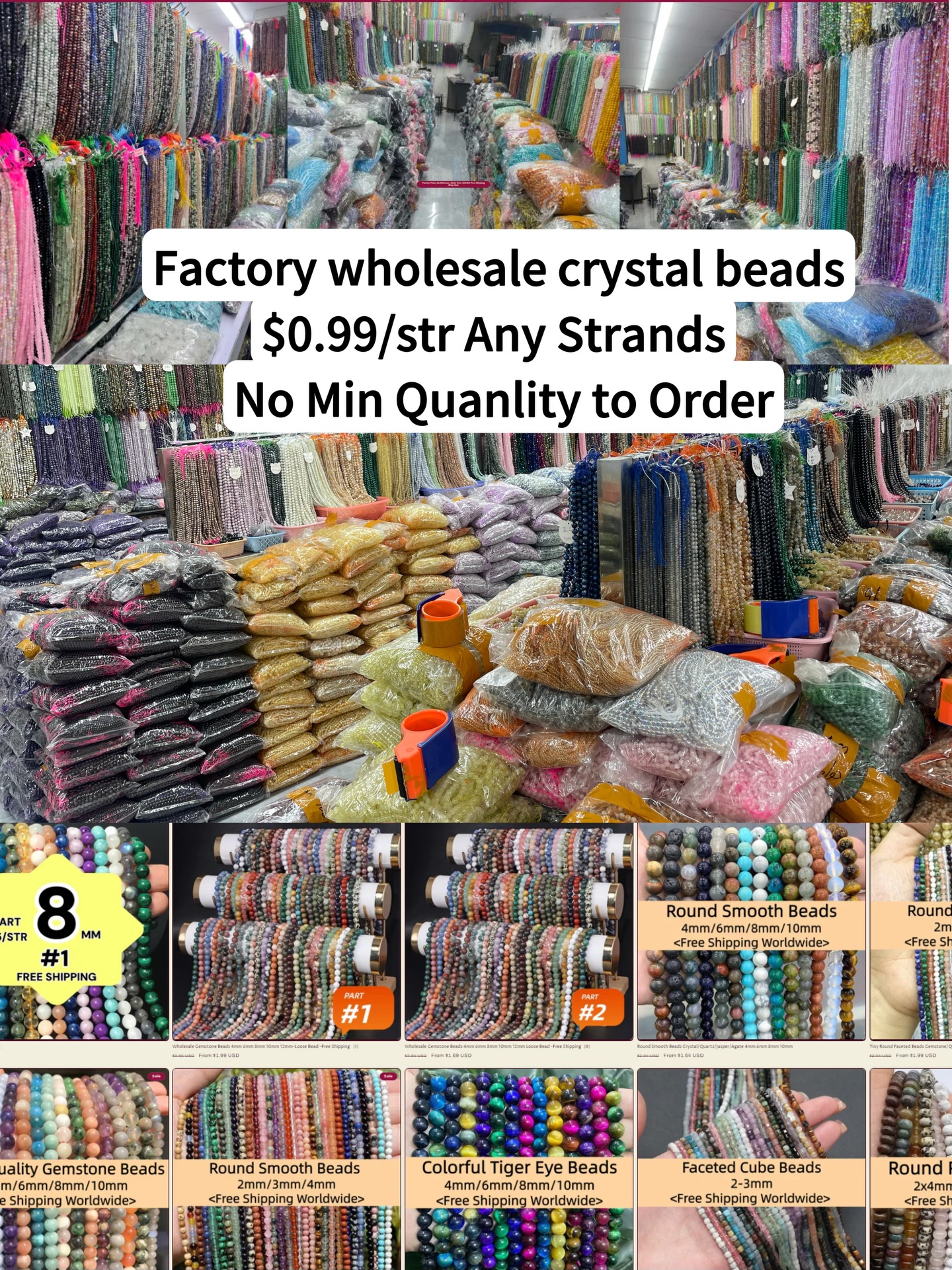 Healing Crystal Jewelry  Facebook ad