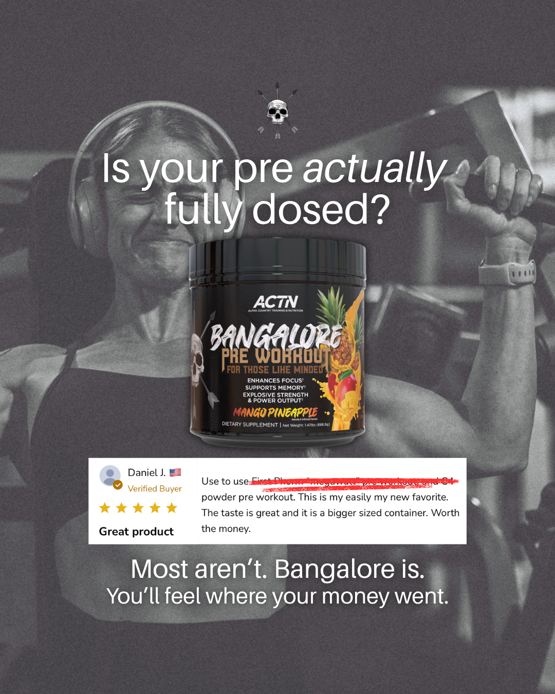 Alpha Country Training + Nutrition Facebook ad