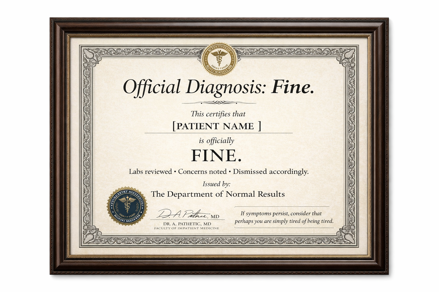 Dr Bryan Riecker, DC Facebook ad
