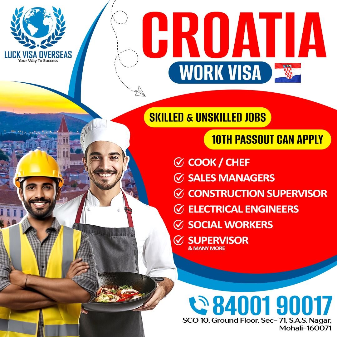 Luck Visa Overseas Facebook ad: Dream of working in Croatia?