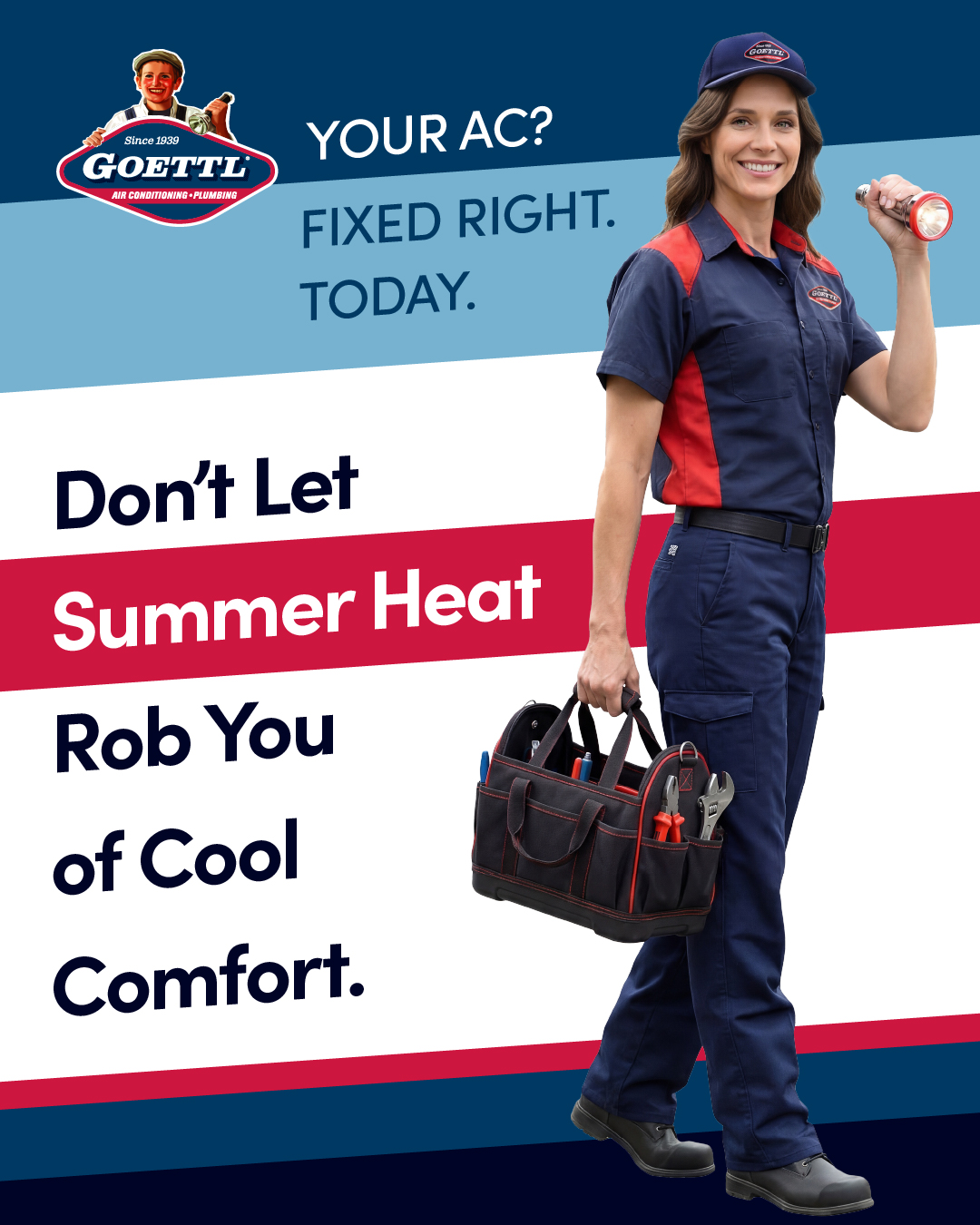 Goettl Air Conditioning & Plumbing Facebook ad
