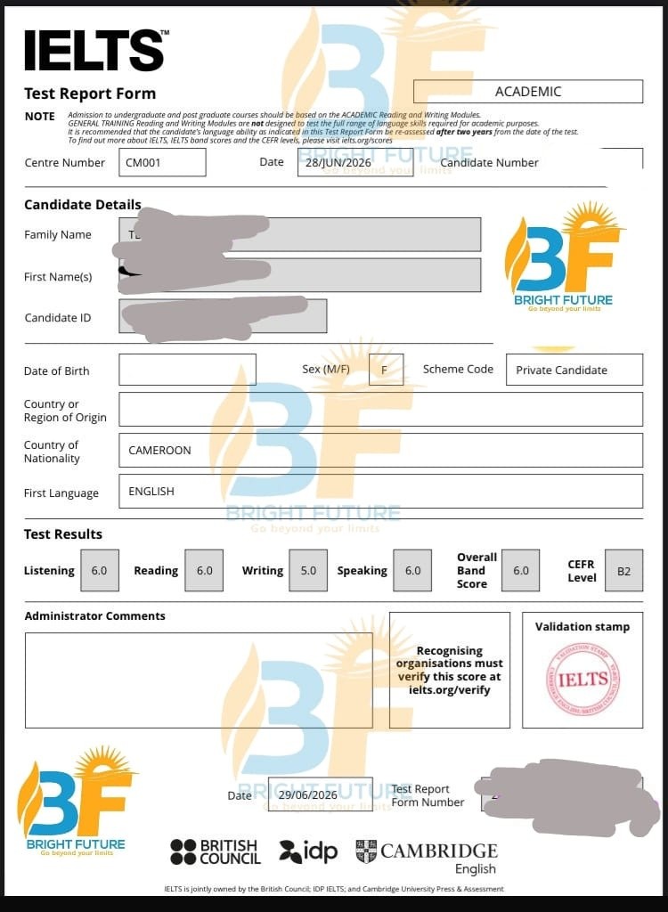 Bright Future Services Facebook ad: Discuter avec nous