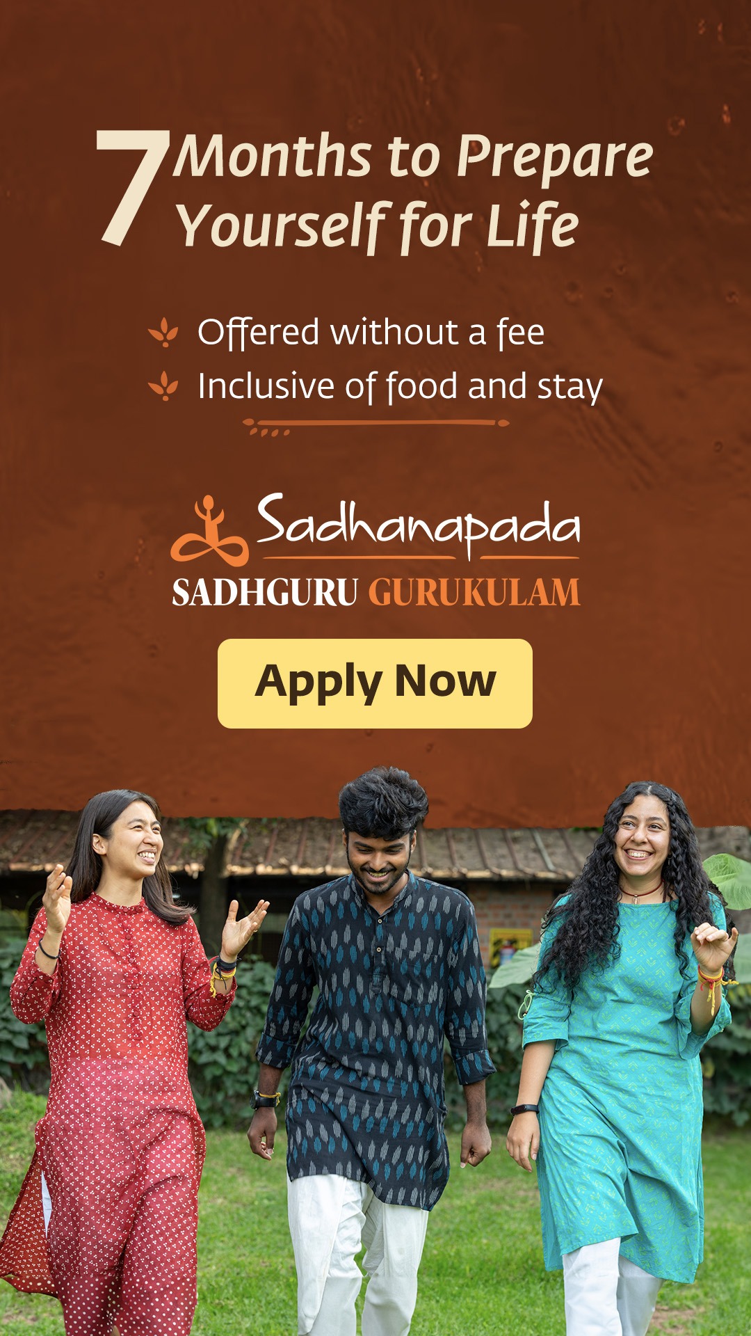 Isha Foundation Facebook ad
