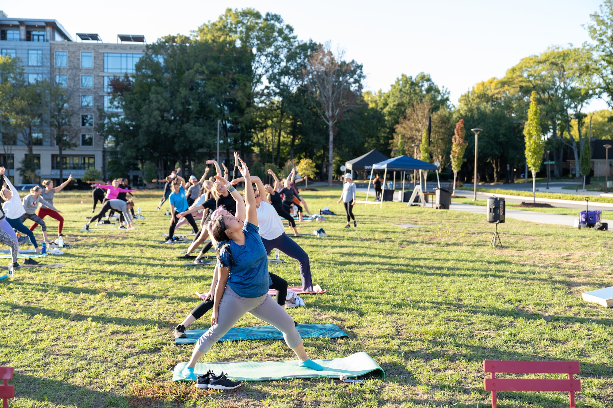 The Loop CLT Facebook ad: Free Spring Fitness Series on the SouthPark Loop