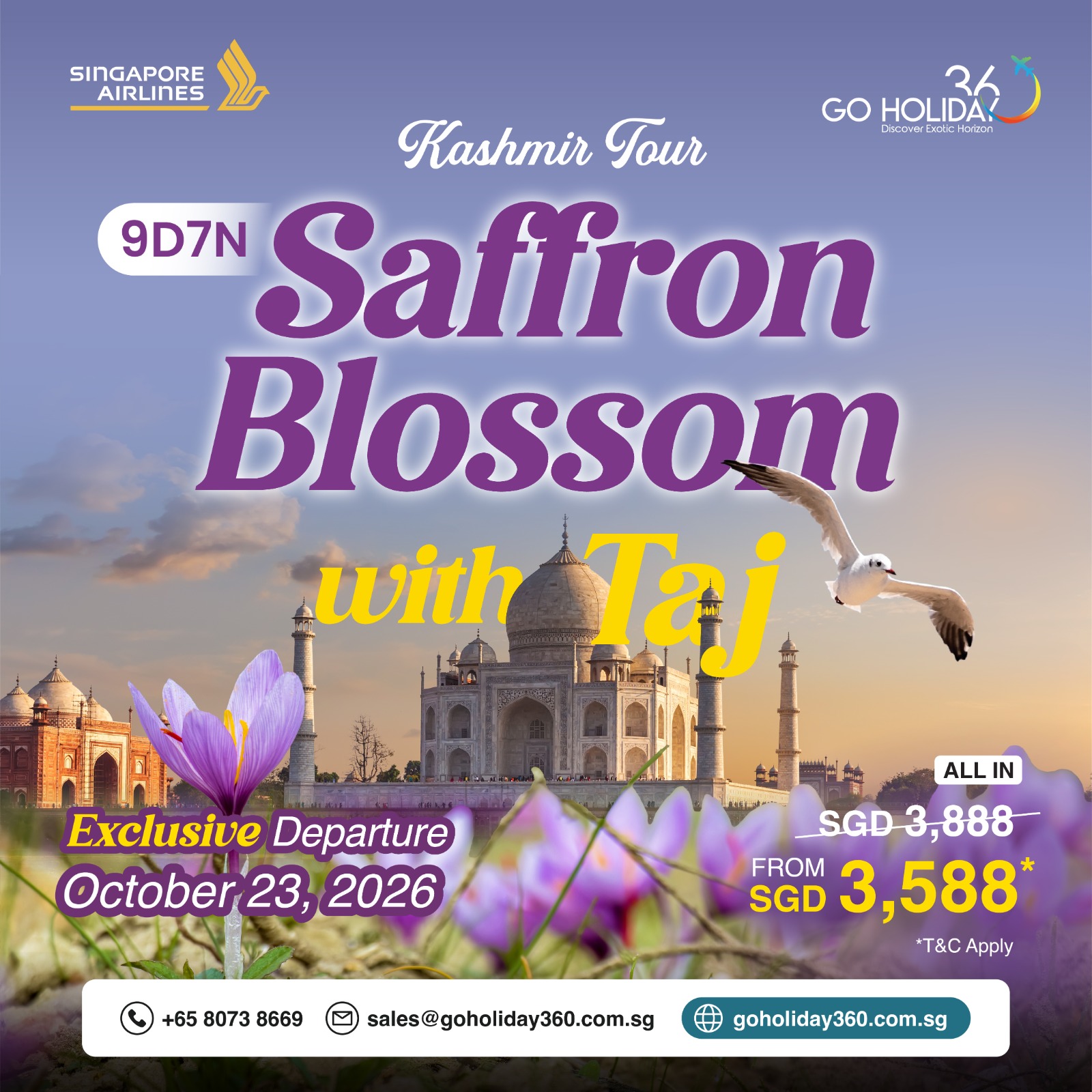 Go Holiday 360 Singapore Facebook ad