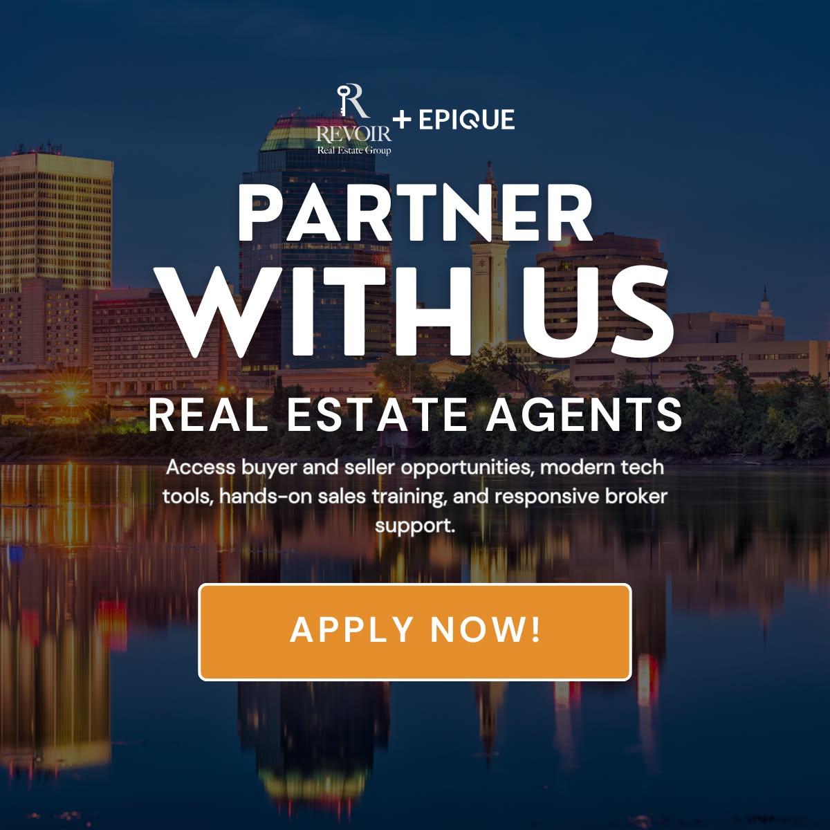 Revoir Real Estate Group Facebook ad: Urgently Hiring Agents!