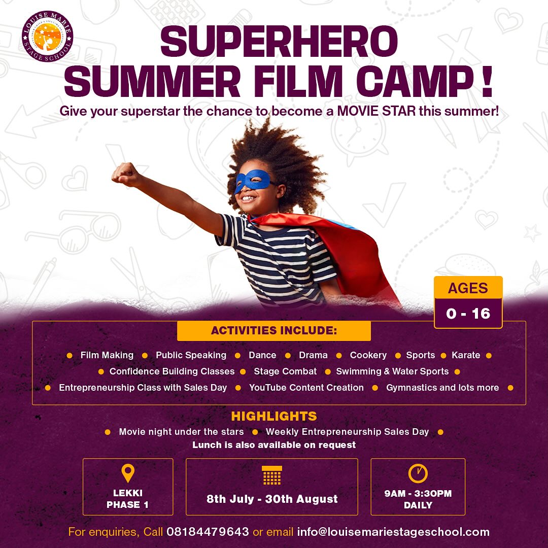 LMSS NG Facebook ad: Register NOW for our EPIC Film Making Summer…
