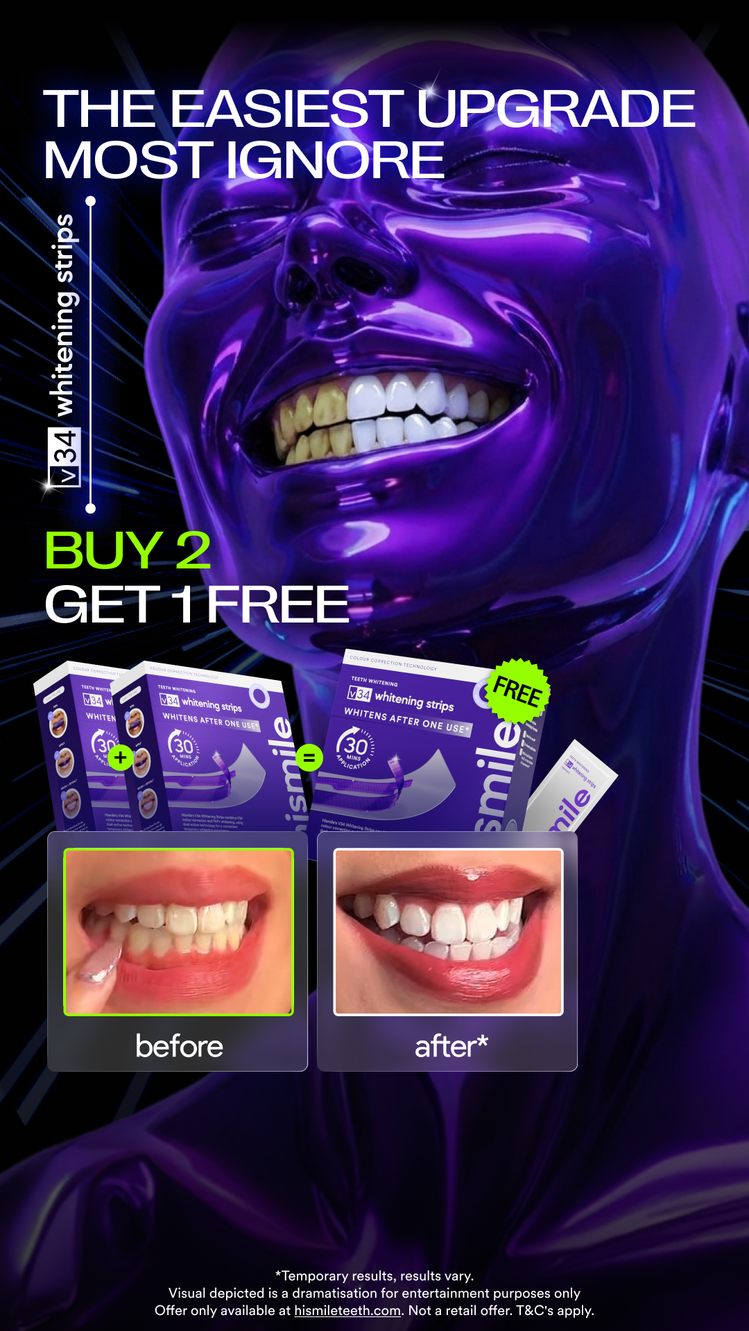 Hismile Facebook ad
