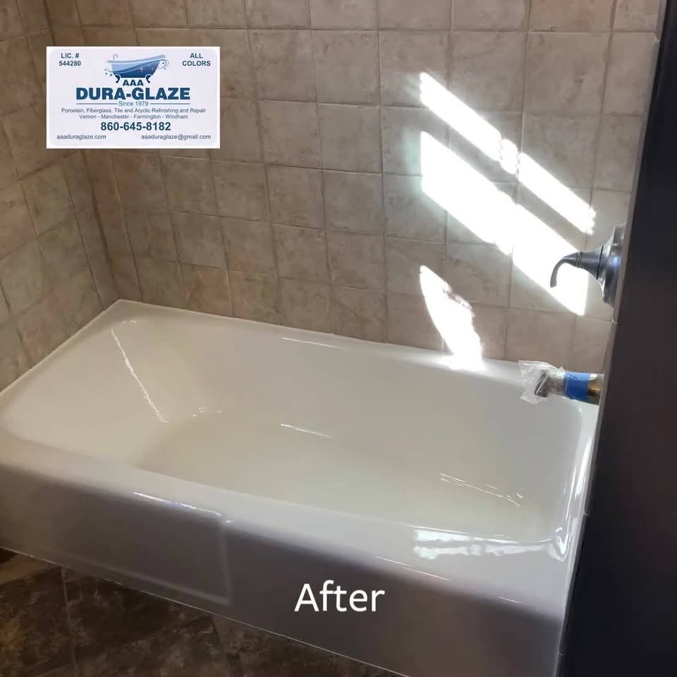 AAA DuraGlaze Facebook ad: Refresh your porcelain, tile or fiberglass surfaces in…