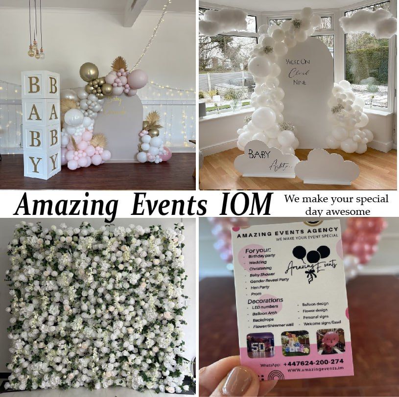Amazing Events Facebook ad: Do you have a birthday, baby shower, engagement…