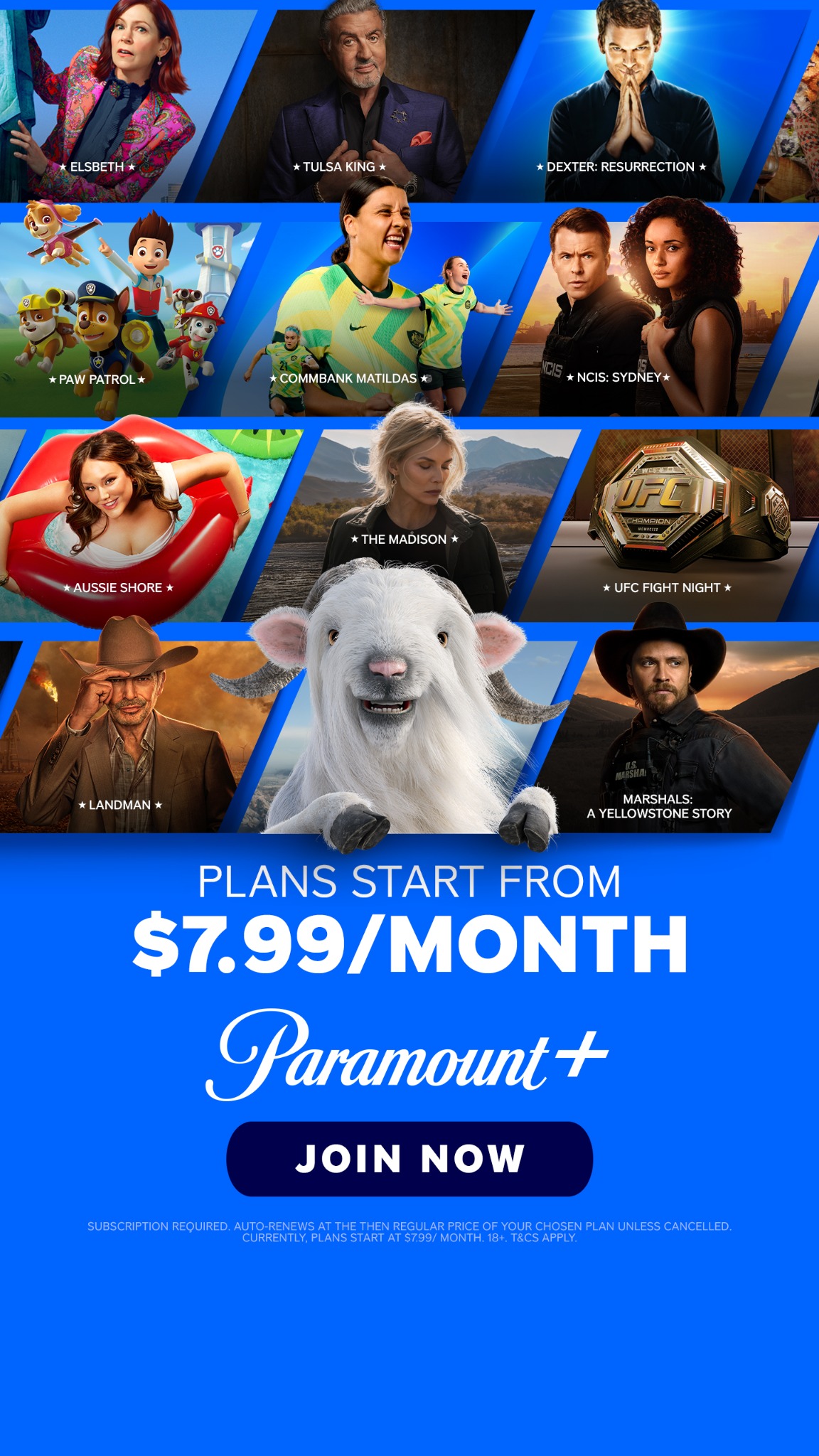 Paramount+ Facebook ad
