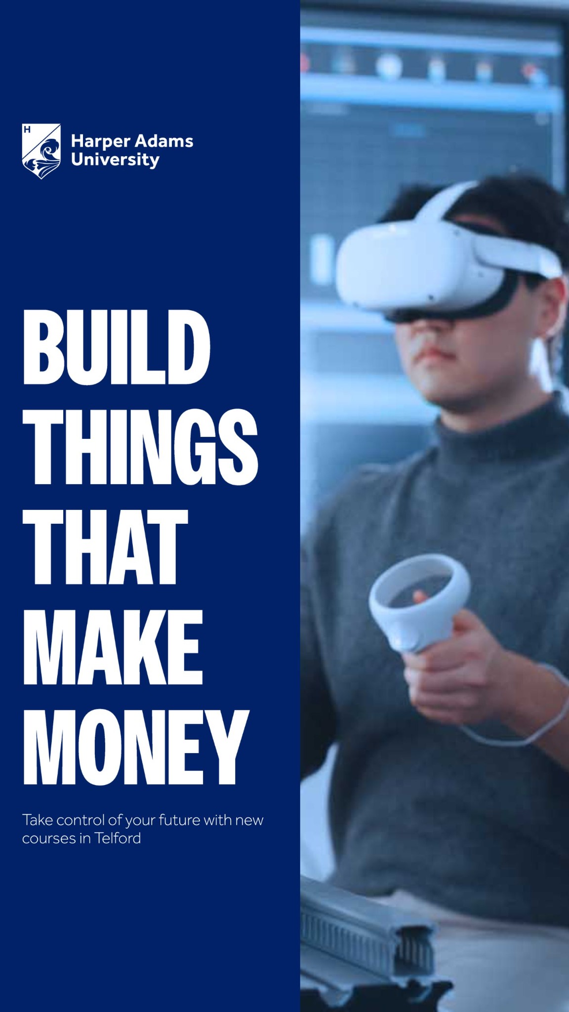 Harper Adams University Facebook ad