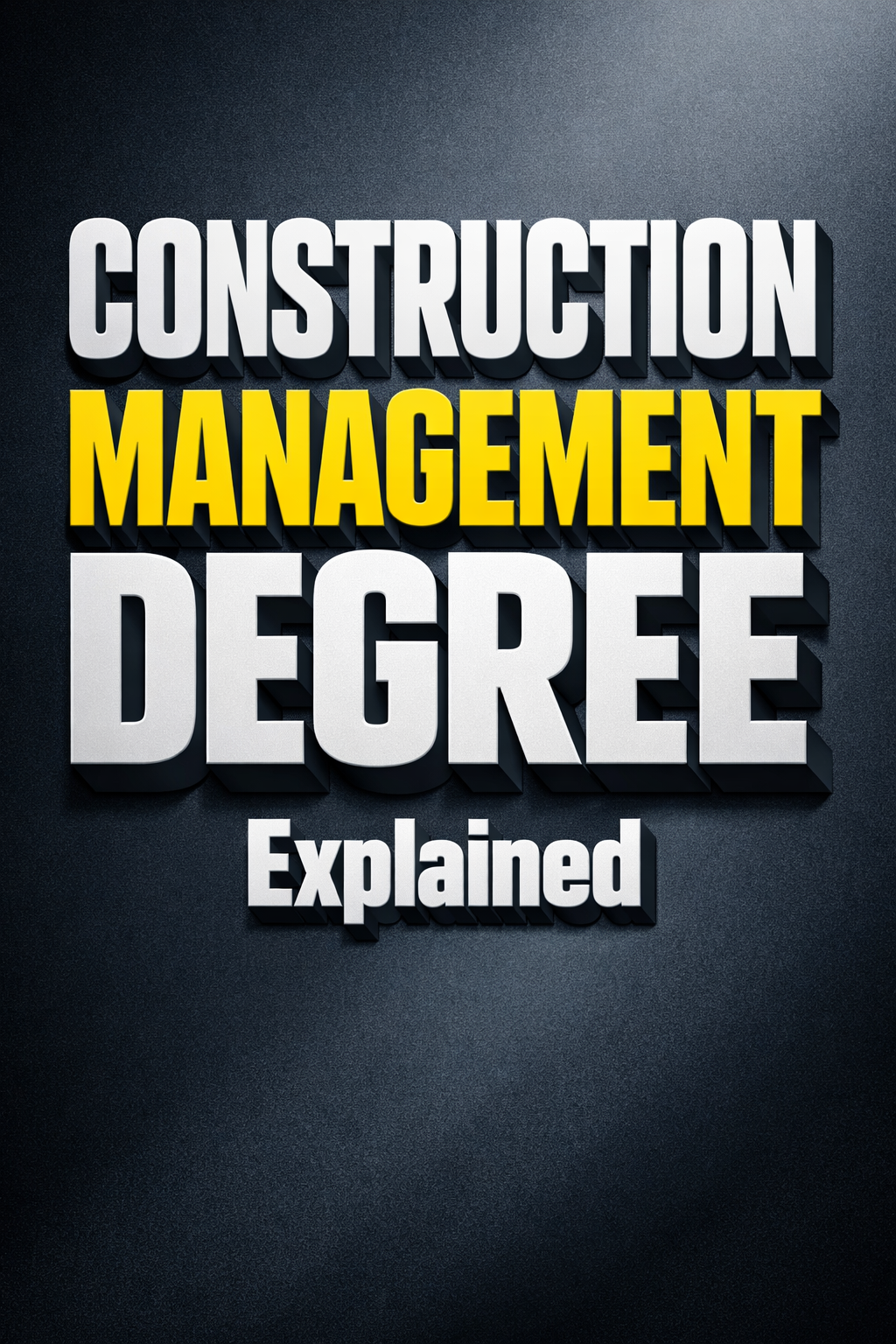 Study Break Facebook ad: Info About Construction Management Degree