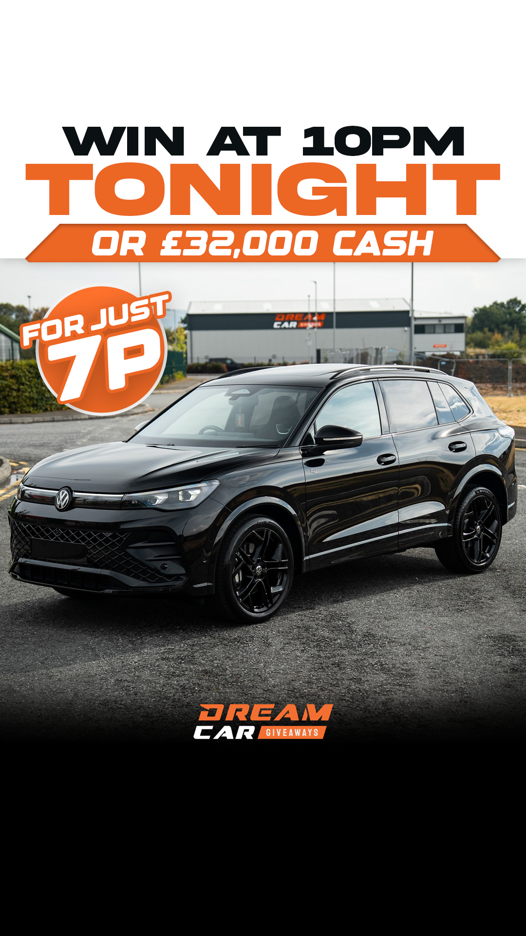 Dream Car Giveaways Facebook ad