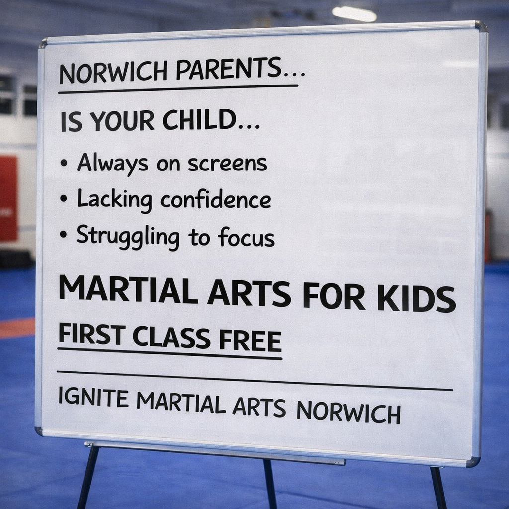 Ignite MMA Norwich Facebook ad