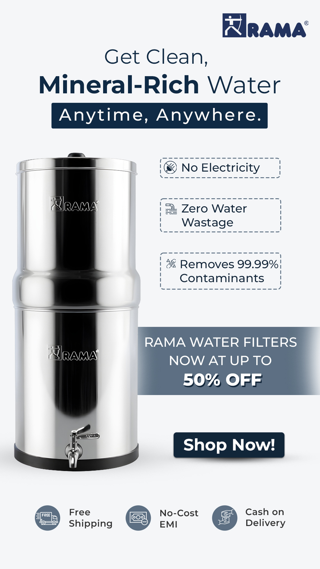 Rama Water Filter Facebook ad