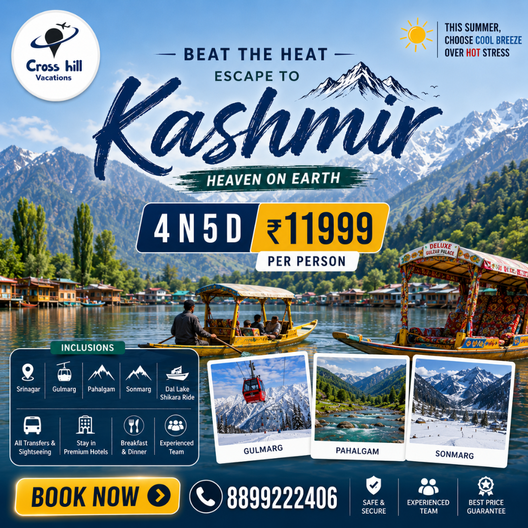 Cross Hill Vacations Facebook ad from May 16, 2026