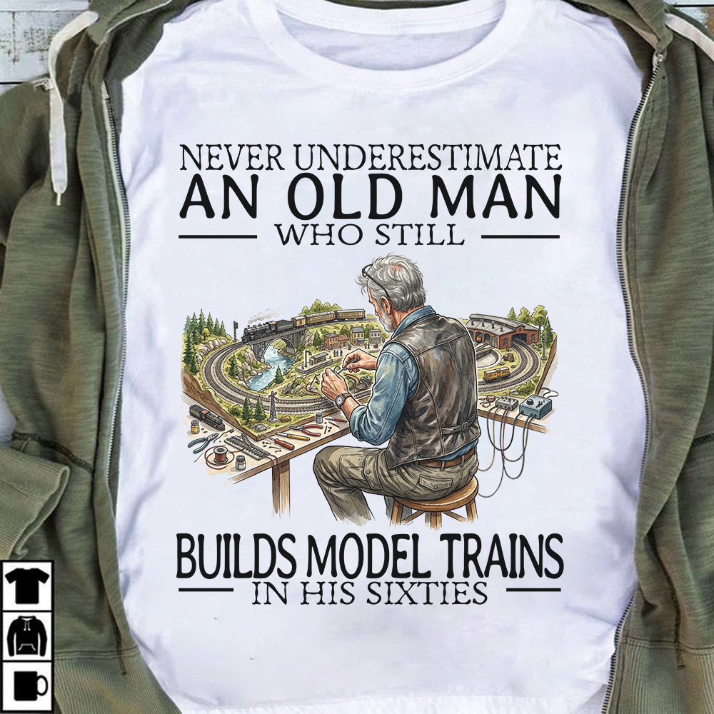 Funny Shirt 03 Facebook ad: railroading-never-om60-eng-2905