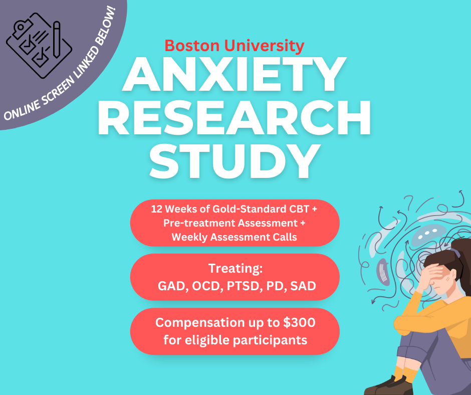 Translational Research Program Facebook ad: Feeling Anxious, Overwhelmed, or On Edge?