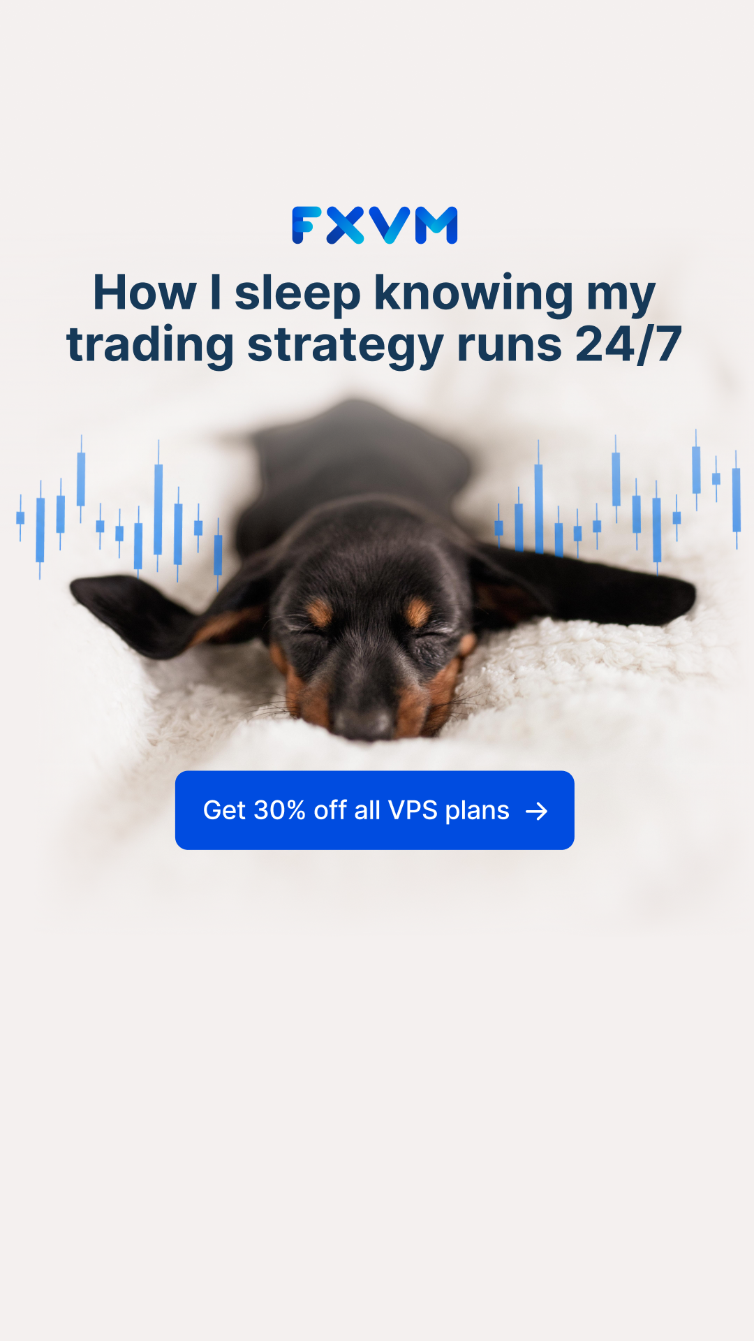 FXVM Facebook ad: Claim 30% Off for Life!